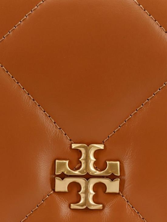 25FW 토리버치 키라 다이아몬드 퀼트 체인 월렛 158624 200 Brown - TORY BURCH