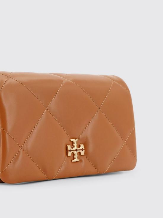25FW 토리버치 키라 다이아몬드 퀼트 체인 월렛 158624 200 Brown - TORY BURCH