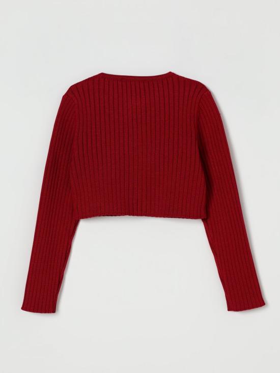 25FW [키즈] 리우조 풀오버 KF5025MA12P 91656 Red - LIU JO