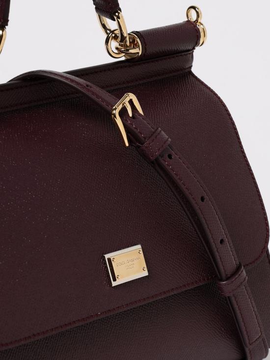 26SS 돌체앤가바나 라지 시실리 핸드백 BB6002B1001 8M073 Wine - DOLCE & GABBANA