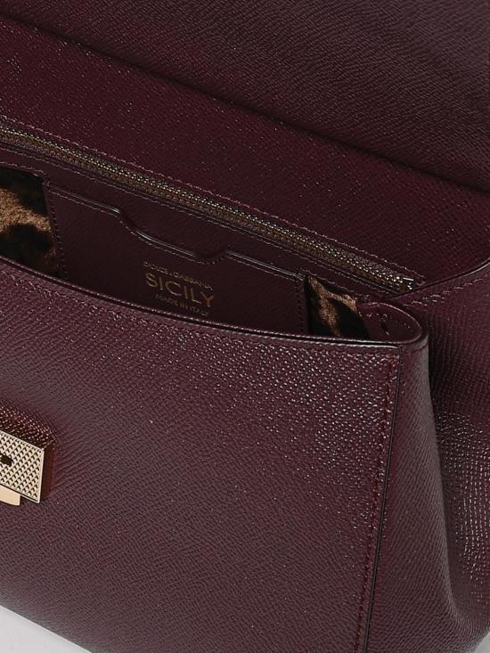 26SS 돌체앤가바나 라지 시실리 핸드백 BB6002B1001 8M073 Wine - DOLCE & GABBANA