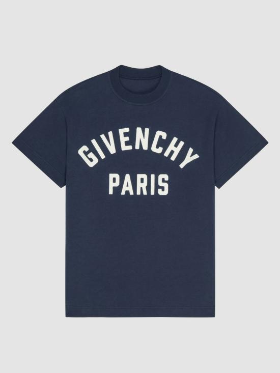 25FW 지방시 반팔 티셔츠 BW70FM3YRS 411 Blue