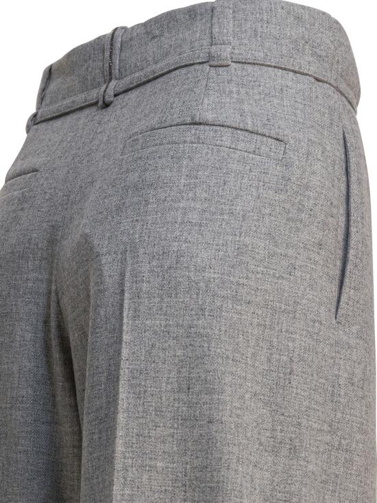 25FW 브루넬로 쿠치넬리 스트레이트 팬츠 MB162P9050C030 Grey - BRUNELLO CUCINELLI