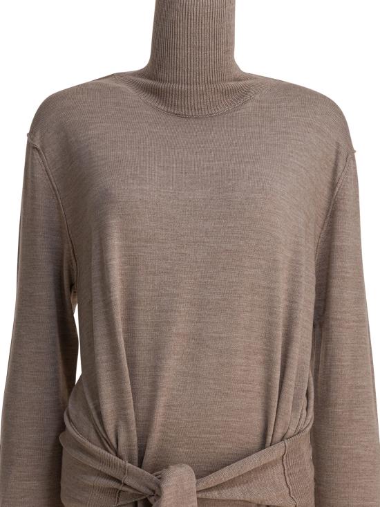 25FW 르메르 메리노 블렌드 트롱프뢰유 드레스 DR1082LK087BR446 Grey - LEMAIRE