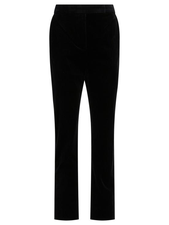 25FW 막스마라 스트레이트 팬츠 2521136231CABREO007 Black