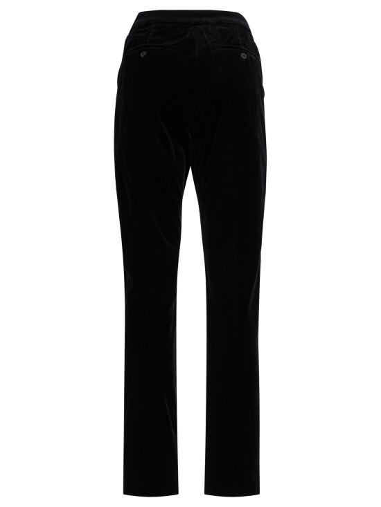 25FW 막스마라 스트레이트 팬츠 2521136231CABREO007 Black - MAX MARA