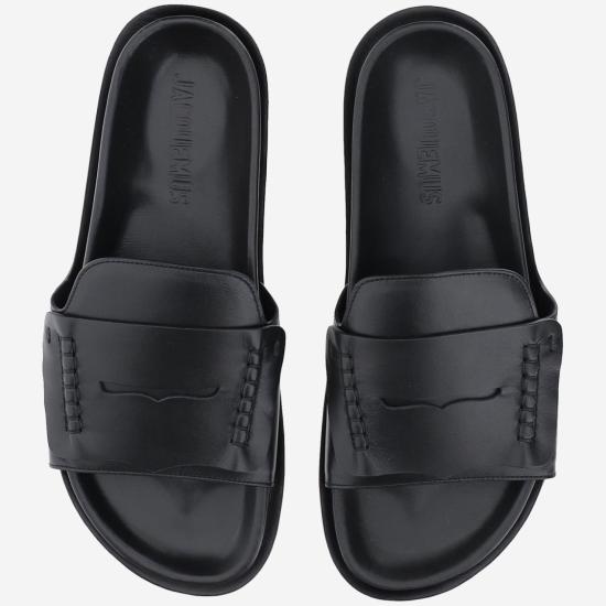  자크뮈스 라 코헤지에 모카신 샌들 251FO172 3173 990 BLACK DOM - JACQUEMUS