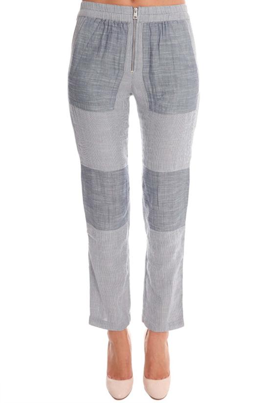  Gat Rimon 스트레이트 팬츠 갓 리몬 더블 가즈 닐 팬츠 블루