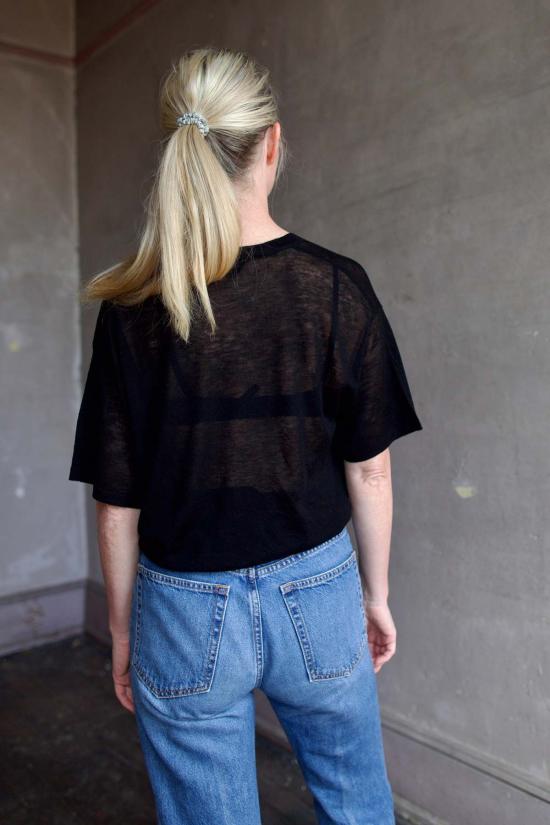  스프룸 반팔 티셔츠 스프링 V넥 티셔츠 - SPRWMN