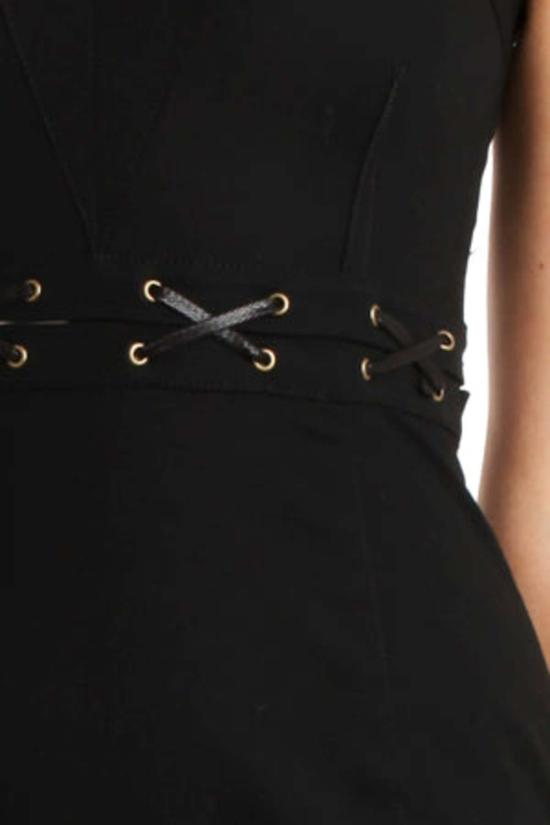  데렉 램 숏 원피스 Derek Lam 10 크로스비 탱크 드레스 블랙 - DEREK LAM