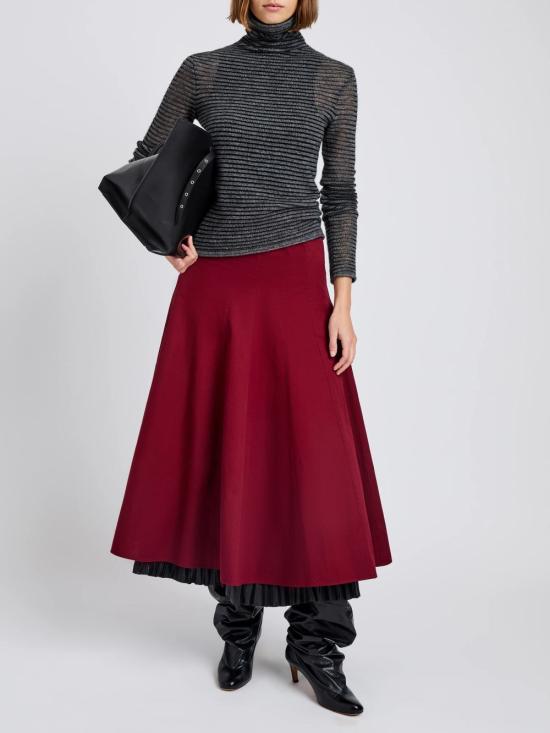 25FW 프로엔자슐러 터틀넥 WL2547623KW188S087 Gray - PROENZA SCHOULER