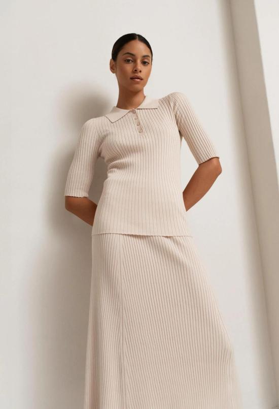  페이퍼 라벨 반팔 티셔츠 종이 라벨 레오나 리브 폴로