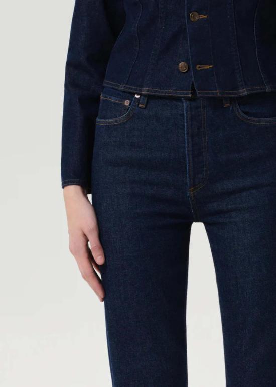  에이골디 데님 팬츠 아골드 90년대 핀치 웨이스트 크롭 (컴포트 스트레치) 리이슈 청바지 - AGOLDE