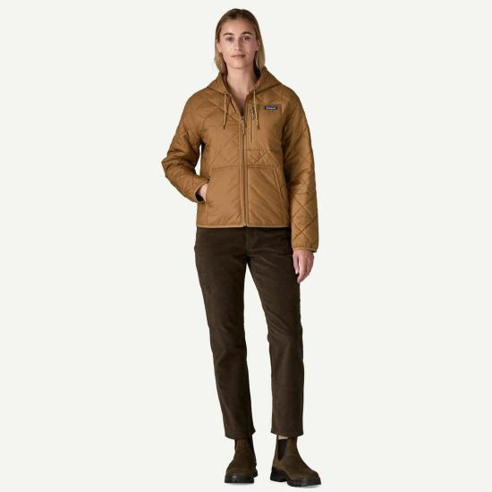  파타고니아 봄버 자켓 다이아몬드 퀼팅 봄버 후디 - PATAGONIA