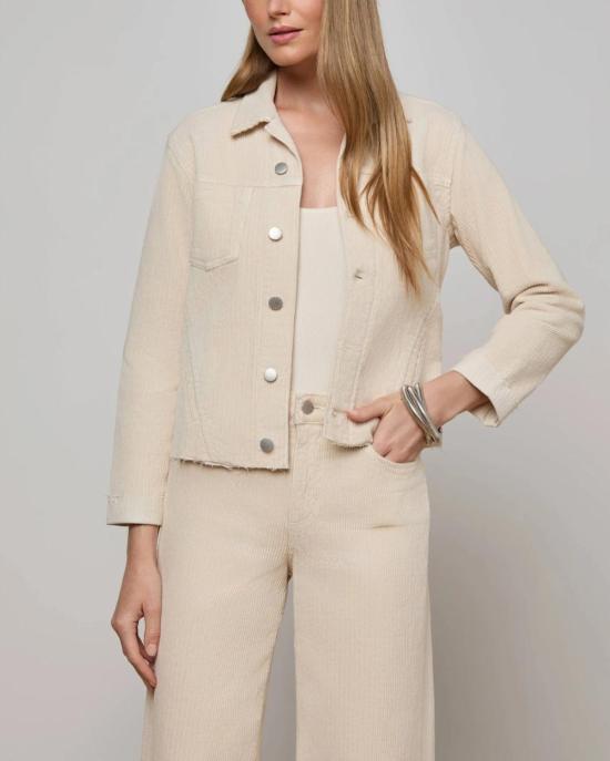  라장스 자켓 L'agence Janelle 슬림 로우 재킷 프렌치 바닐라 - L'AGENCE