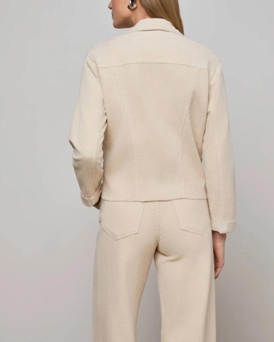  라장스 자켓 L'agence Janelle 슬림 로우 재킷 프렌치 바닐라 - L'AGENCE