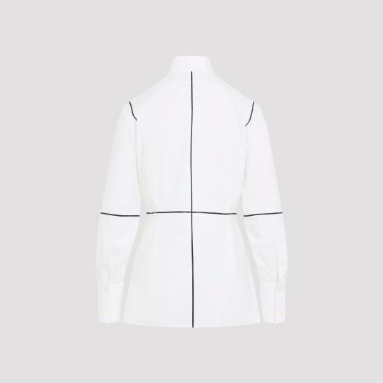 25FW MM6 메종마르지엘라 셔츠 S52DT0055 M35256 101 OFF WHITE - MM6 MAISON MARGIELA