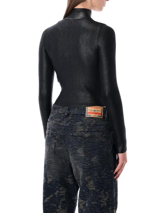 25FW 디젤 반팔 티셔츠 A141870QVCE 9XXD BLACK - DIESEL