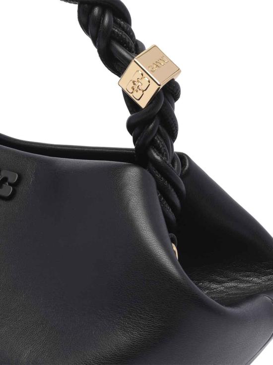 26SS 가니 스몰 레더 보우 토트백 A5241099 Black - GANNI
