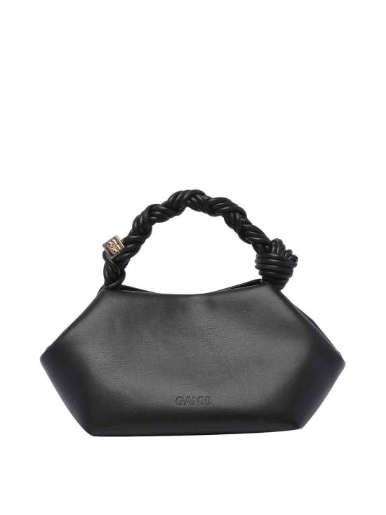 26FW 가니 스몰 레더 보우 토트백 A5241099 BLACK - GANNI