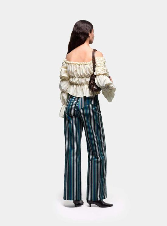  LAAGAM 블라우스 Laagam Sadie 주름 장식  Ecru - OTHER BRANDS