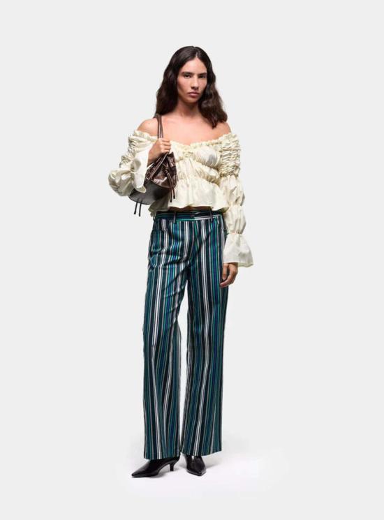  LAAGAM 블라우스 Laagam Sadie 주름 장식  Ecru - OTHER BRANDS