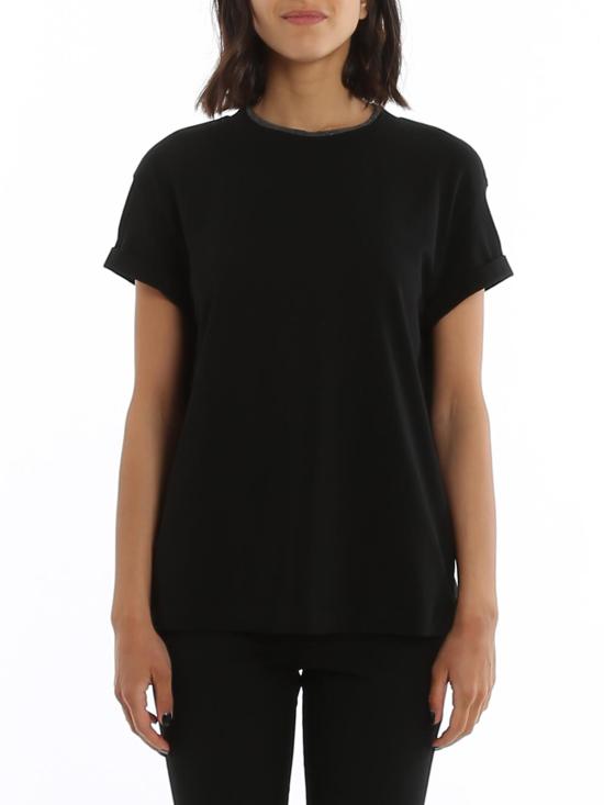 26SS 브루넬로 쿠치넬리 롤업 소매 M0T18BD200C101 Black - BRUNELLO CUCINELLI