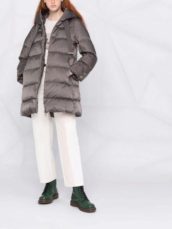 26FW 에르노 새틴 A-셰이프 재킷 PI1304D12170Z9480 Grey - HERNO