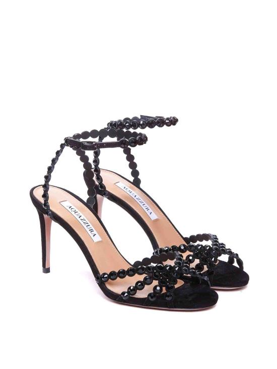 26FW 아쿠아주라 샌들 TQLMIDS0SUEBJT Black - AQUAZZURA