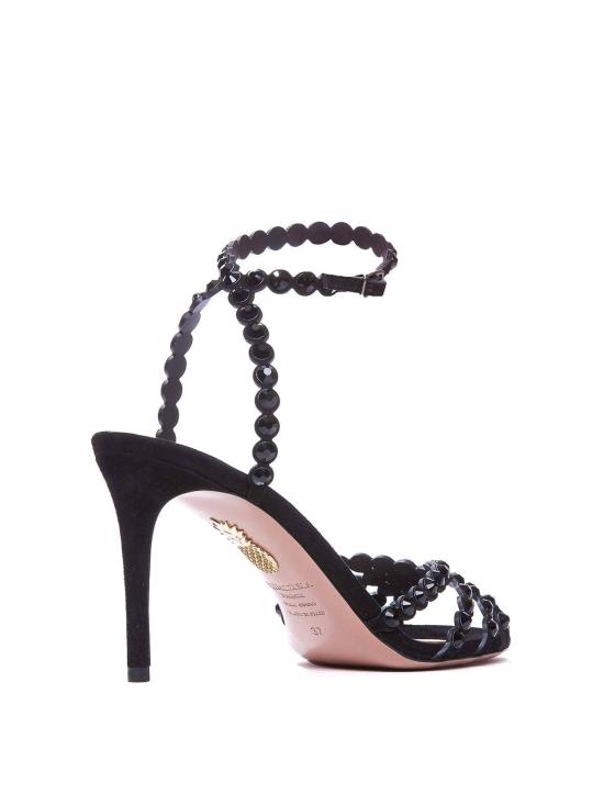 26FW 아쿠아주라 샌들 TQLMIDS0SUEBJT Black - AQUAZZURA