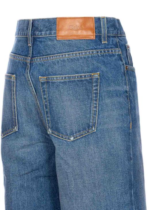 25FW 끌로에 스트레이트 팬츠 25ADP42251427 Blue - CHLOE