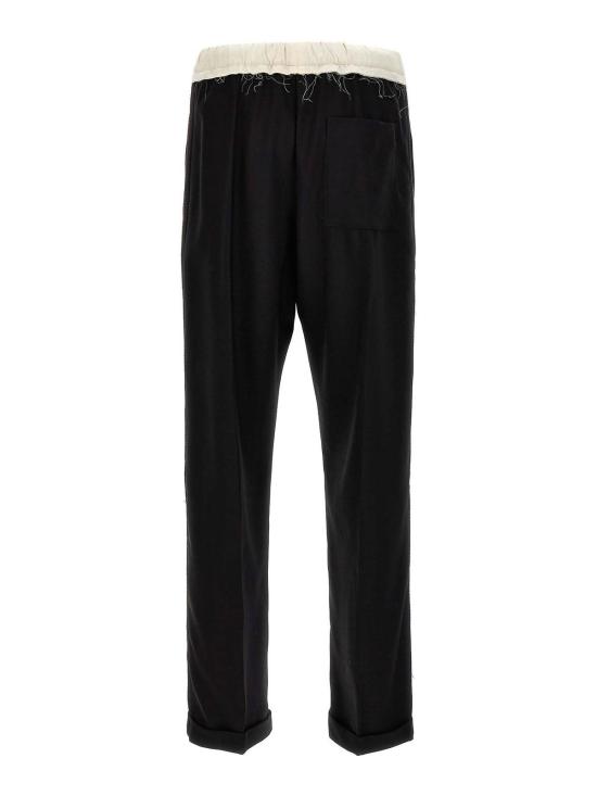  웨일즈보너 스트레이트 팬츠 WA23TR06WO03999 White - WALES BONNER