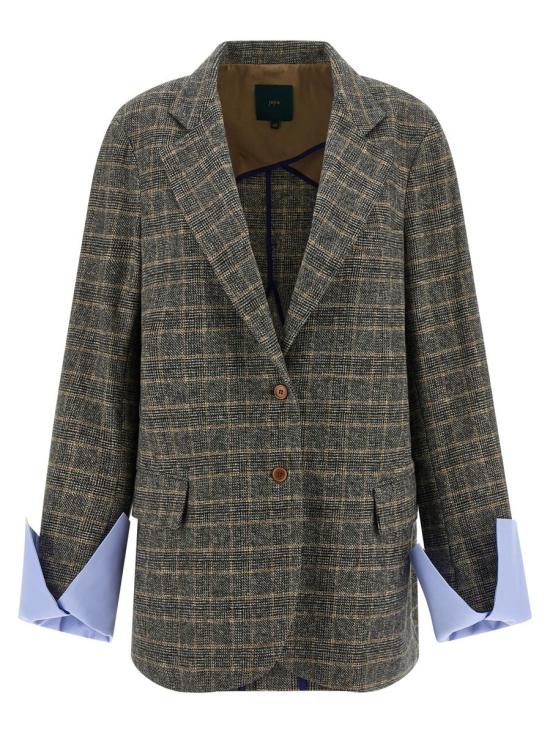 25FW 제지아 자켓 MJD514A26245COTTONCHECK MULTICOLOR