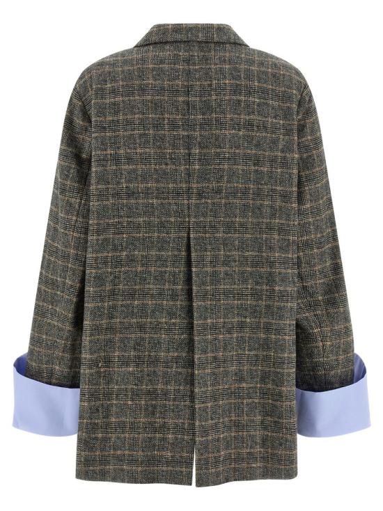 25FW 제지아 자켓 MJD514A26245COTTONCHECK MULTICOLOR - JEJIA