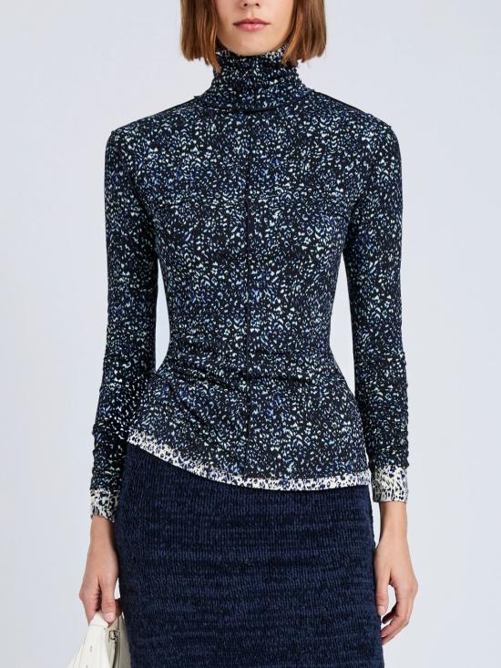 25FW 프로엔자슐러 터틀넥 WL2544282JYP077CH413 Blue - PROENZA SCHOULER