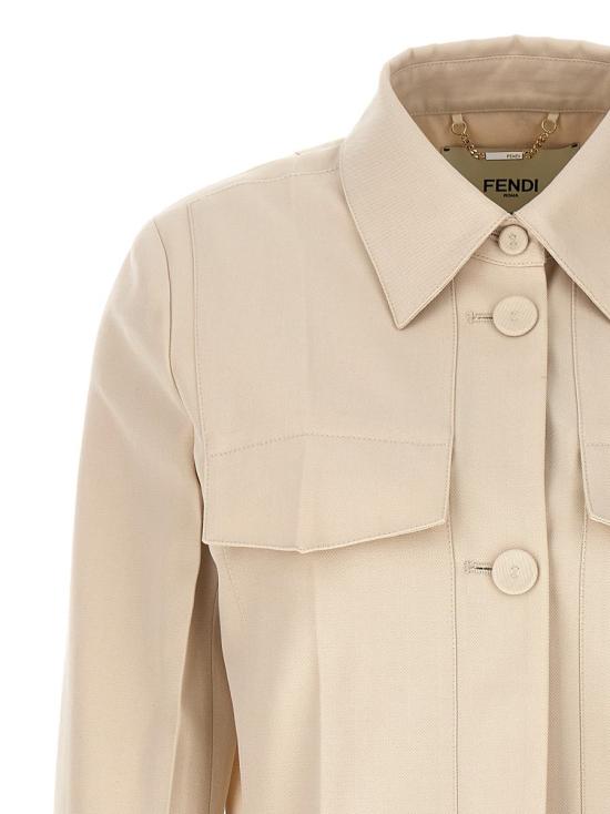  펜디 자켓 FJ7474ARU5F1NY8 Beige - FENDI