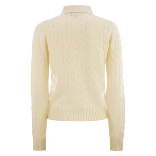 26SS 폴로 랄프로렌 케이블 폴로 니트 211972132 CREAM - POLO RALPH LAUREN