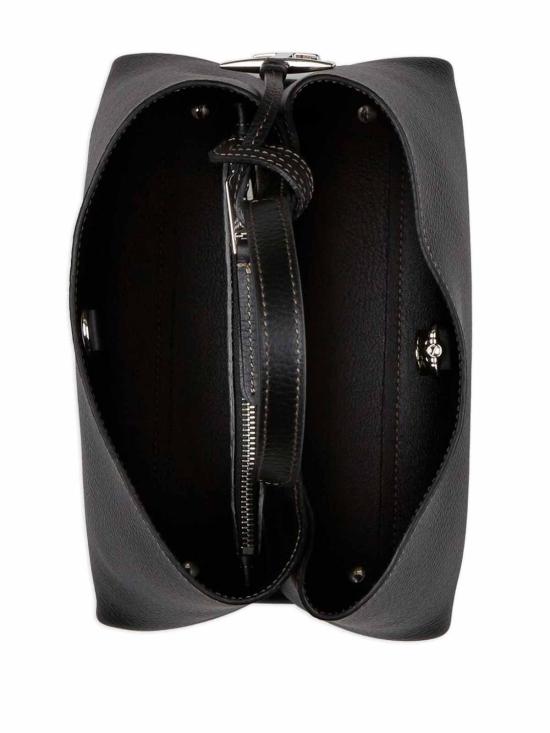 27SS 토즈 마이크로 토트백 XBWAPAEL000QRIB999 Black - TODS