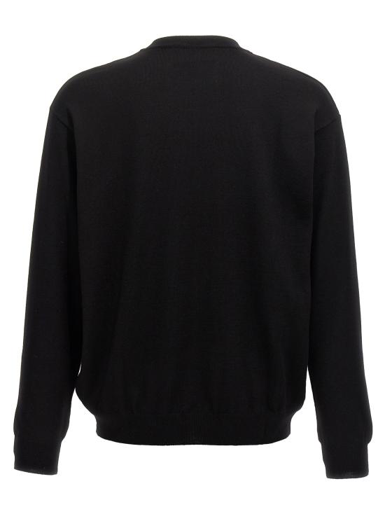 24FW 모스키노 스웨터 V092670000555 White Black - MOSCHINO