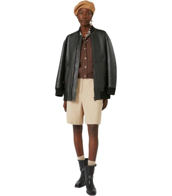 25FW 위켄드막스마라 봄버 자켓 2525446031600 001 38 Black - WEEKEND MAX MARA