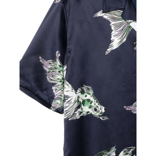 25FW Olivia Von Halle 라운지 웨어 PF25028 EMELI CASPI BLUE WHITE - OTHER BRANDS