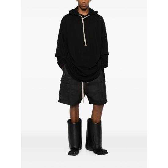 25FW 다크쉐도우 후드 티셔츠 DU02E7271 JDB 09 BLACK - DRKSHDW