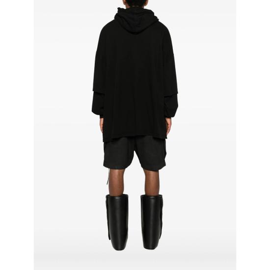 25FW 다크쉐도우 후드 티셔츠 DU02E7271 JDB 09 BLACK - DRKSHDW