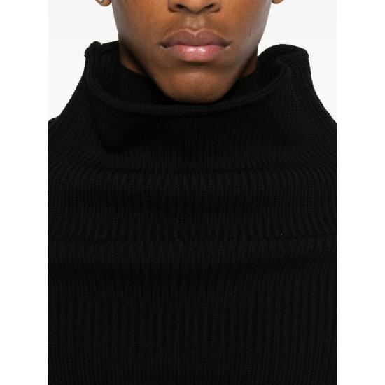 25FW 릭 오웬스 민소매 티셔츠 RR02E1491 KWVH 09 BLACK - RICK OWENS