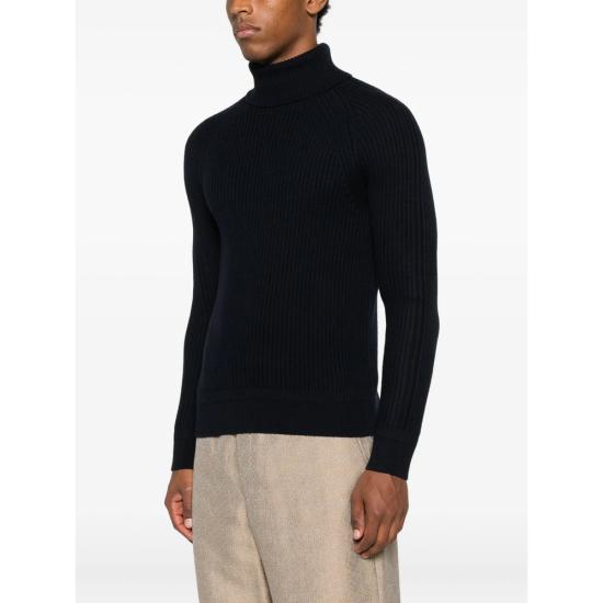 25FW 자노네 터틀넥 810225 ZM284 Z1375 BLACK - ZANONE