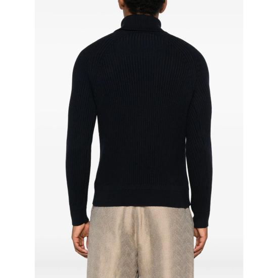 25FW 자노네 터틀넥 810225 ZM284 Z1375 BLACK - ZANONE