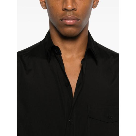 25FW 요지 야마모토 셔츠 HLB03001 BLACK - YOHJI YAMAMOTO