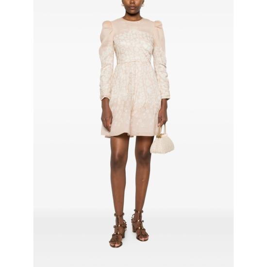 25FW 말리나 미디 원피스 12247778 LEONI BEIGE NEUTRALS - MALINA