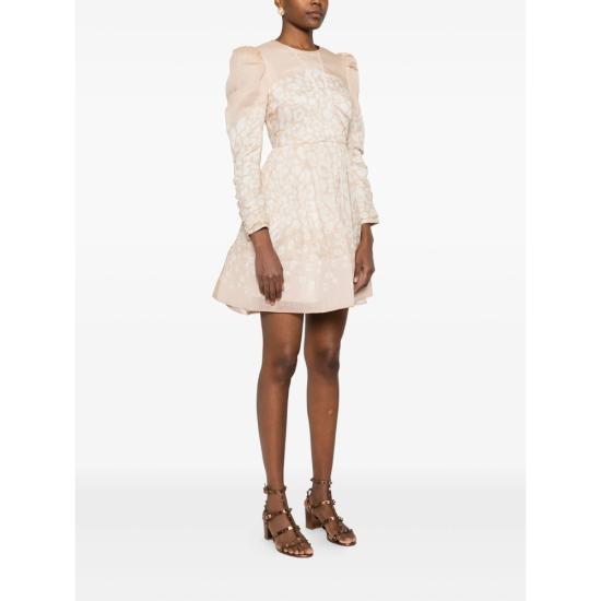 25FW 말리나 미디 원피스 12247778 LEONI BEIGE NEUTRALS - MALINA