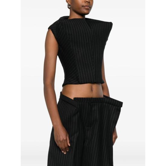 25FW 듀란 랜팅크 민소매 티셔츠 DRFW25TO01073 0015 BLACK - DURAN LANTINK